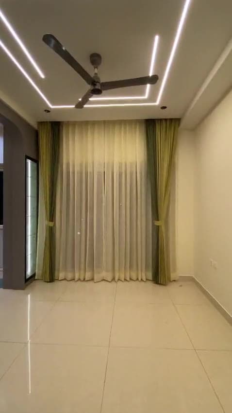 After — From bare window to finished drape, Manikonda