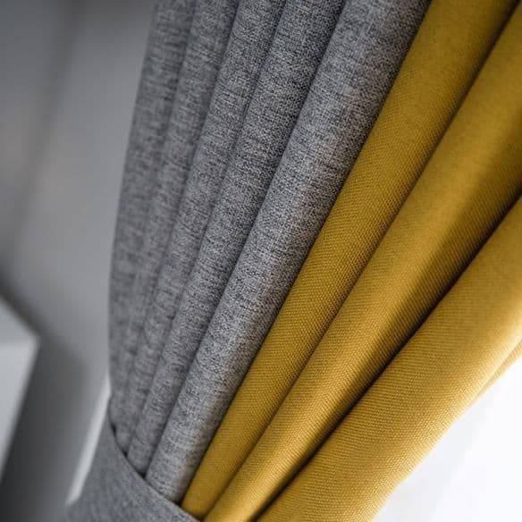 Linen Curtains in a Hyderabad home — example 1