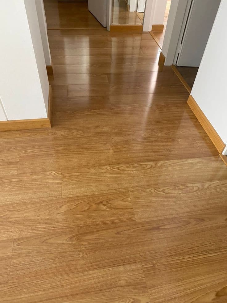 Wooden flooring laid in a Hyderabad home — example 4