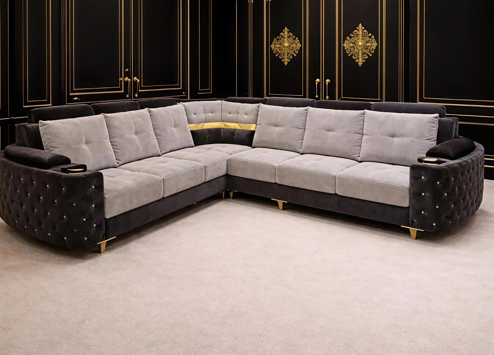 Upholstered sofa in a Hyderabad home — example 5