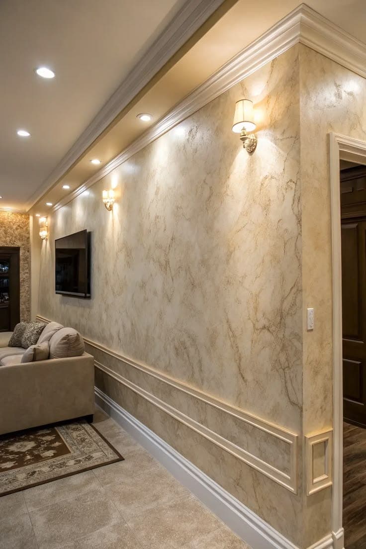 Wallpaper installed in a Hyderabad home — example 2