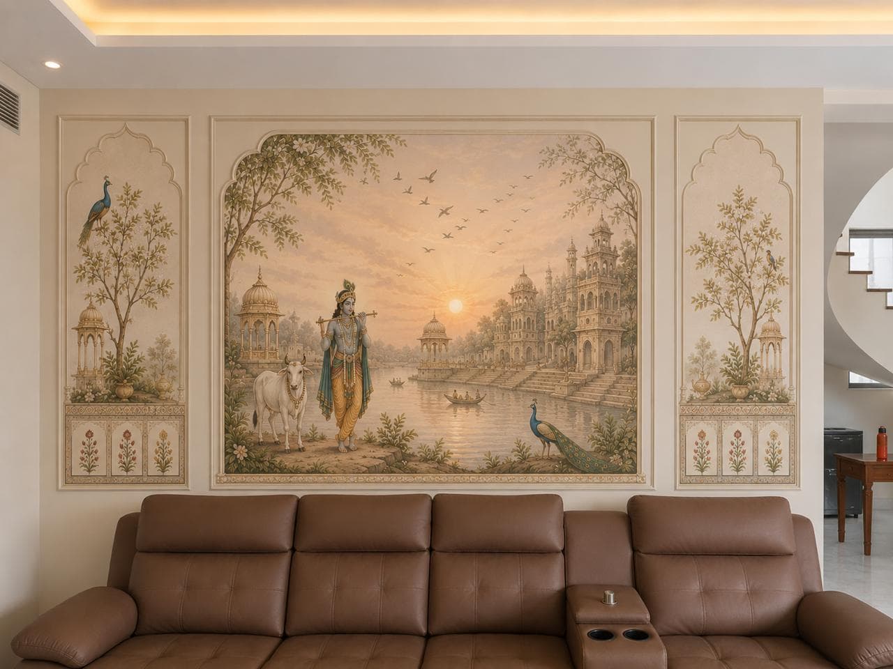 Wallpaper installed in a Hyderabad home — example 3