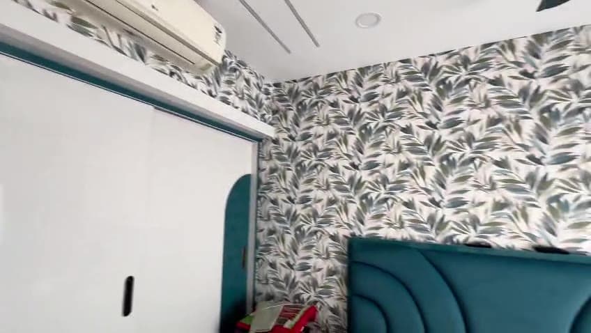 Furnishing work in a Hyderabad home, filmed on the day